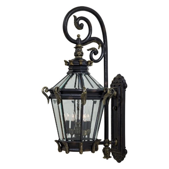 Picture of SW 5 Light Wall Mount Heritage W/ Gold Highlights