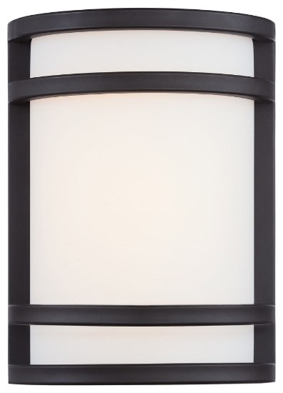 Foto para 14w SW Bay View™ Led Pocket Lantern Oil Rubbed Bronze Etched Opal Glass