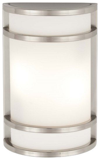 Picture of 60w SW Pocket Lantern Brushed Stainless Steel Etched Opal