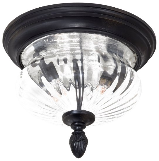 Picture of 40w SW 2 Light Flush Mount Heritage Double French Scavo