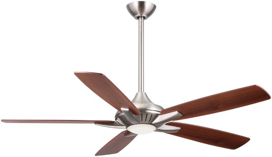 Picture of 85.93w SW 52In Dyno Ceiling Fan With Led Brushed Nickel Frosted
