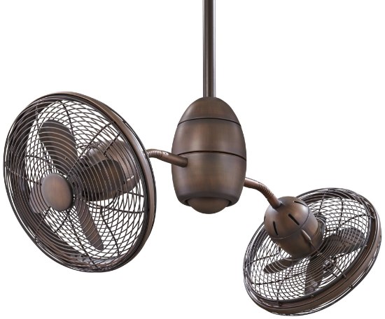 Picture of 58w SW Gyrette Dbl 10In Ceiling Fan-Rrb Restoration Bronze