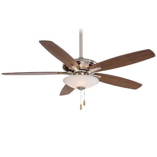 Picture of 125.7w SW 52In Mojo Ceiling Fan - 2013 Brushed Nickel Frosted White