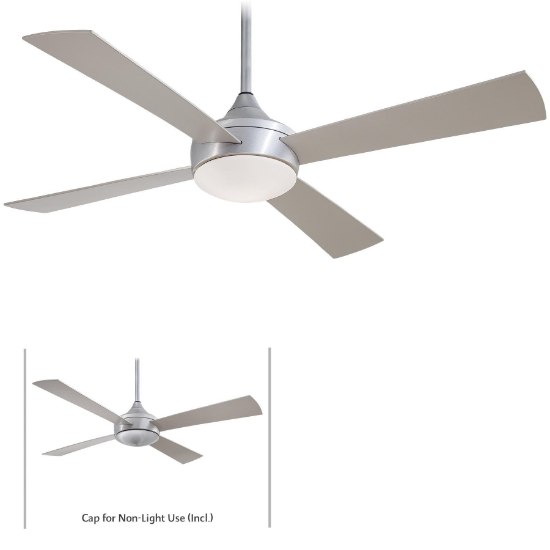 Picture of 151.5w SW 52In Aluma Wet Ceiling Fan 201 Brushed Aluminum Etched Opal Glass