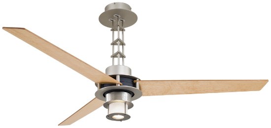 Picture of 152w SW San Francisco Fan-56In Brushed Steel W/ Chrome Frosted