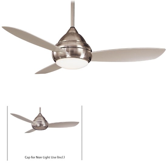 Picture of 152w SW Concept I Wet Fan-52In Brushed Nickel Wet White Opal