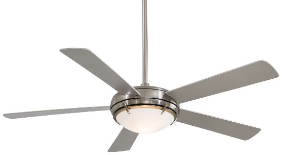 Picture of 167.25w SW Como Fan-54In Brushed Nickel Satin White Opal
