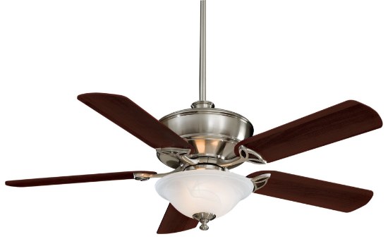 Picture of 134w SW Bolo Fan-52In Brushed Nickel Etched Swirl