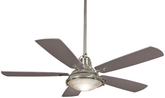 Picture of 140w SW 56In Groton Ceiling Fan Brushed Nickel Wet Clear Fresnel Glass