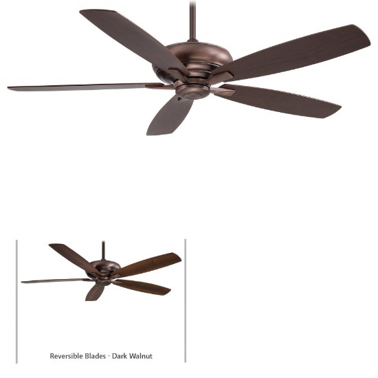 Picture of 84.6w SW Kola-Xl Ceiling Fan-60In Dark Brushed Bronze