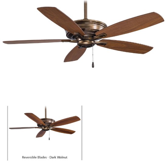 Picture of 71.3w SW Kafe Ceiling Fan-52In Cognac