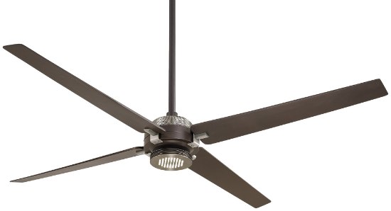 Foto para 48.8w WW 60In Spectre Celing Fan 2015 Oil Rubbed Bronze/Brushed Nickel Clear