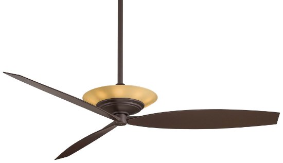 Foto para 42.88w SW 60In Moda Ceiling Fan 2014 Oil Rubbed Bronze Tea Stained Glass