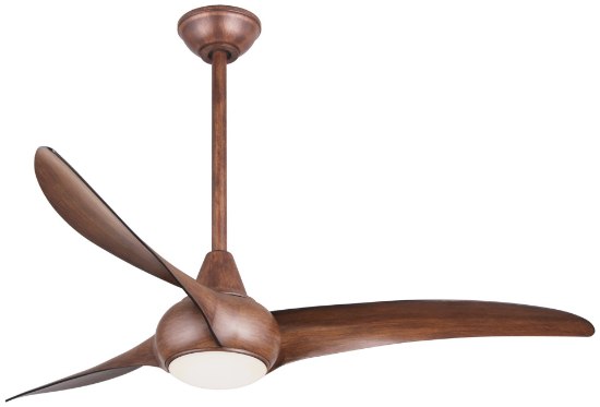 Picture of 82.3w WW 52In Light Wave Led Ceiling Fa Distressed Koa Frosted