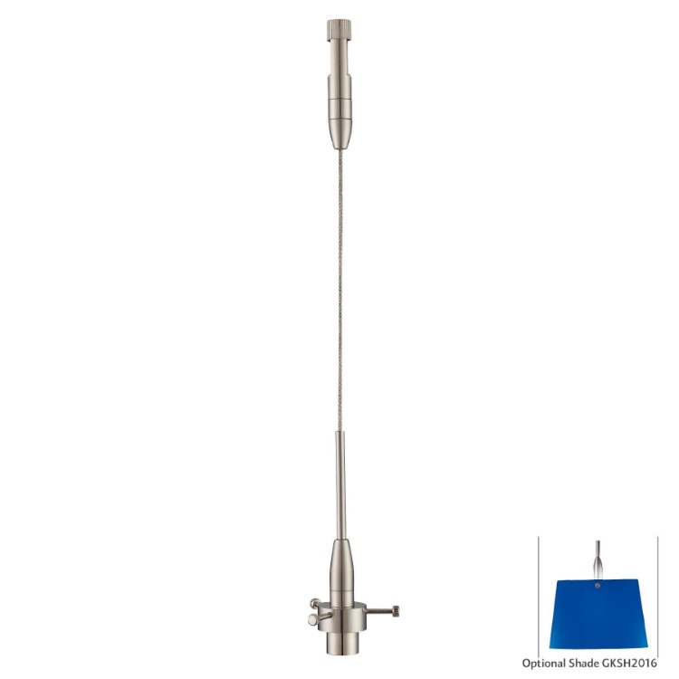 Picture of 50w SW Mini Pendant Fixture-For Use With Low Voltage George Kovacs Lightrails Brushed Nickel