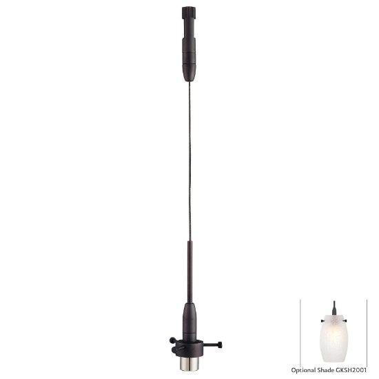 Foto para 50w SW Mini Pendant Fixture-For Use With Low Voltage George Kovacs Lightrails Sable Bronze Patina