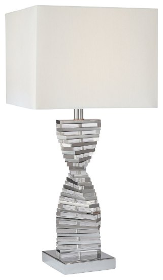 Foto para 150w SW 1 Light Table Lamp Chrome White