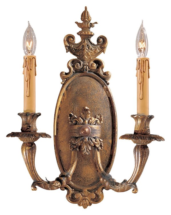 Picture of 60w SW Two Light Wall Sconce Oxide Brass