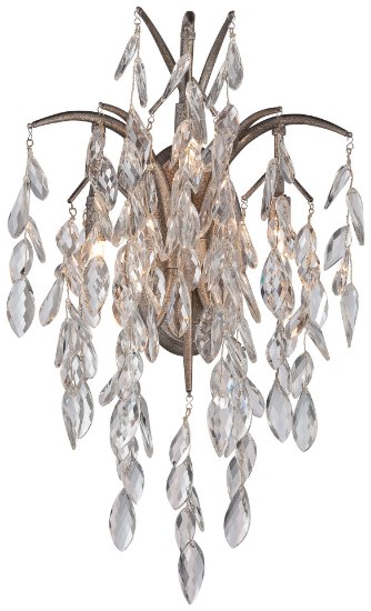 Picture of 75w SW 3 Light Wall Sconce Silver Mist