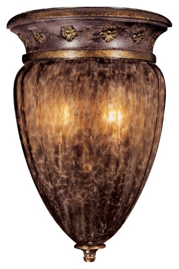 Picture of 40w SW Two Light Wall Sconce Sanguesa Patina Vidrio Artistico