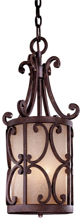Foto para 60w SW Three Light Pendant Golden Bronze Salon Scavo