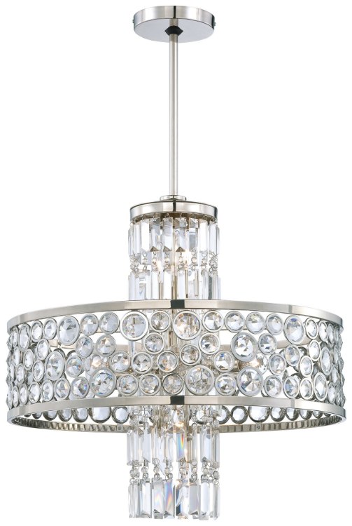Picture of 120w SW Thirteen Light Chandelier Polished Nickel