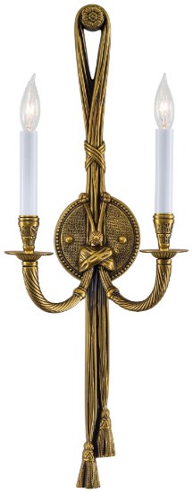 Foto para 60w SW Two Light Wall Sconce Antique Gold