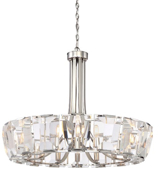 Picture of 60w SW 16 Light Chandelier Polished Nickel