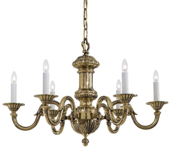 Picture of 60w SW Six Light Chandelier