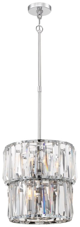 Picture of 60w SW 8 Light Pendant Chrome Clear