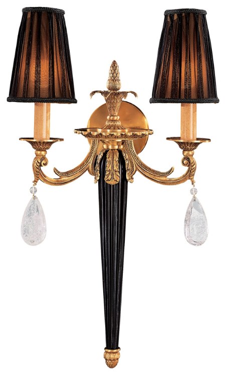 Foto para 60w SW 2 Light Wall Sconce Sunset Gold