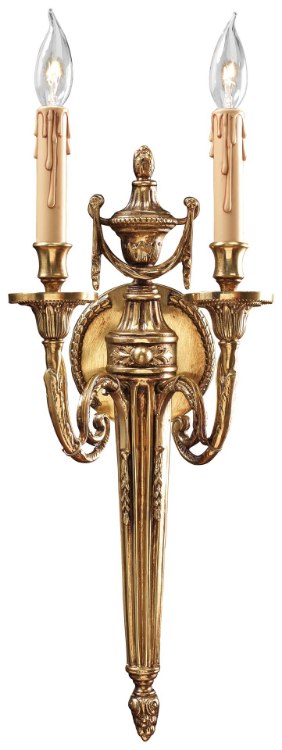 Picture of 60w SW Two Light Wall Sconce Stained Gold