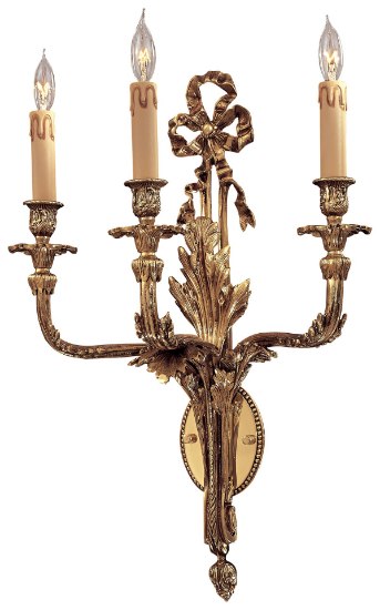 Picture of SW Three Light Wall Sconce Renaissance Gold