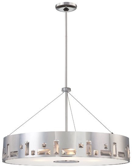 Foto para 100w SW 6 Light Pendant Chrome