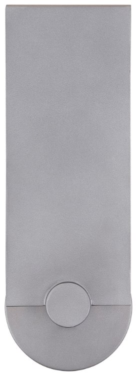 Foto para 20w WW Led Wall Sconce Sand Silver Clear W/Sand Blasting Inside