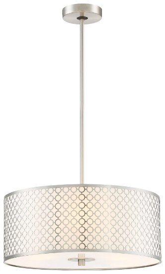 Picture of 75w SW 3 Light Pendant Brushed Nickel