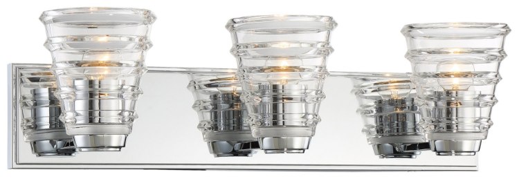 Picture of 100w SW 3 Light Bath Chrome Clear