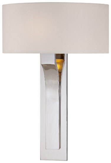 Picture of 13w SW 1 Light Wall Sconce Polished Nickel White