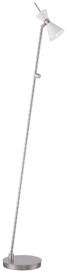 Picture of 8w WW Floor Lamp Glitter Gloss White