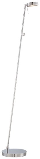 Picture of 8w WW 1 Light Led Pharmacy Floor Lamp Chrome