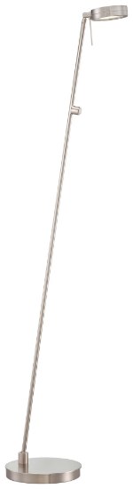 Picture of 8w WW 1 Light Led Pharmacy Floor Lamp Brushed Nickel