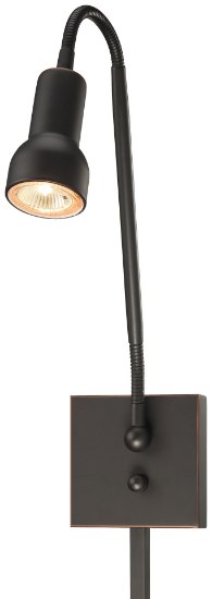 Picture of 50w SW 1 Light Low Voltage Task Wall Lamp Sable Bronze Patina