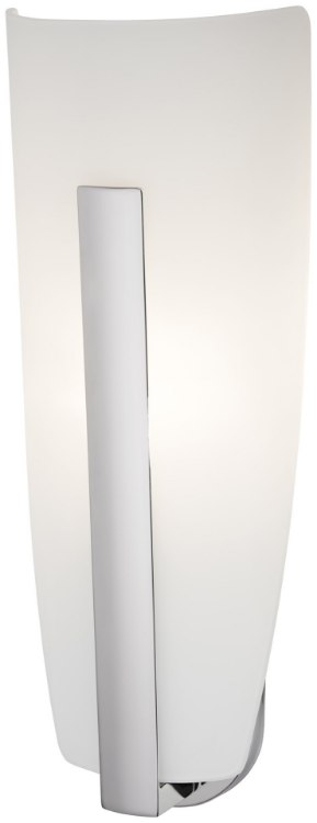 Picture of 100w SW 1 Light Wall Sconce Chrome Etched White