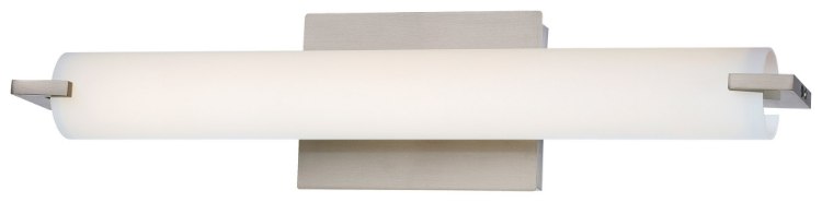 Foto para 20w WW Led Bath Brushed Nickel Etched Opal