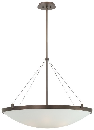 Foto para 100w SW 6 Light Pendant Copper Bronze Patina