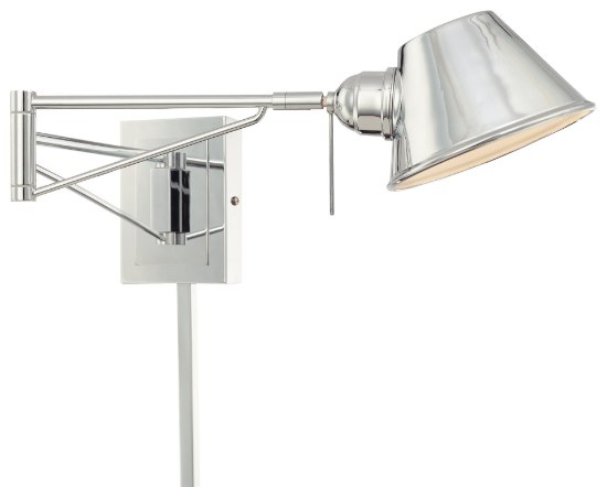 Foto para 50w SW 1 Light Swing Arm Wall Sconce Chrome