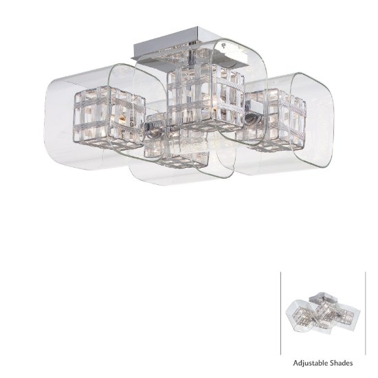 Picture of 40w SW 4 Light Semi Flush Mount Chrome