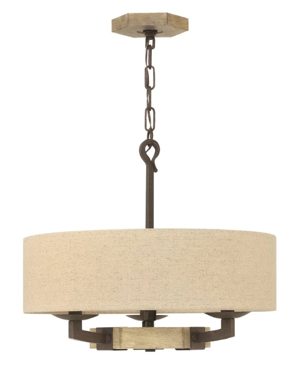 Foto para 60w Foyer Wyatt CAND Iron Rust Single Tier
