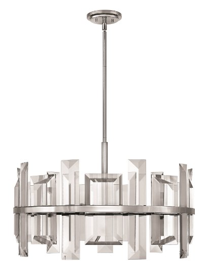 Picture of 60w Chandelier Odette CAND Polished Nickel* Single Tier Pendant