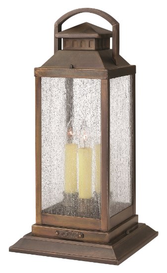 Picture of 60w Outdoor Revere CAND Clear Seedy Sienna Pier Mount